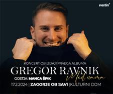 Gregor Ravnik, 17.2.2024 v KC DD ob 19. uri